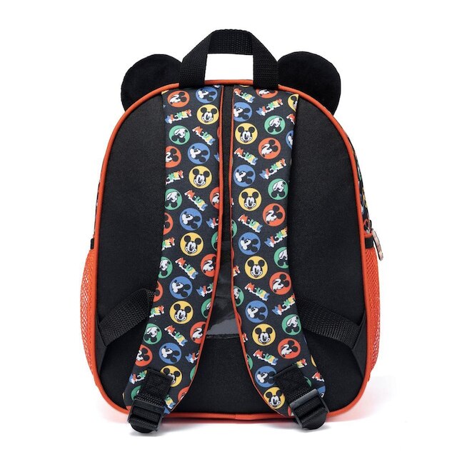 Kit Mochila Disney Lancheira Estojo Mickey Escolar Infantil Masculina