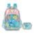 Kit Mochila Escolar Estojo Box Stitch Lilo Chaveiro Xepa - Rosa