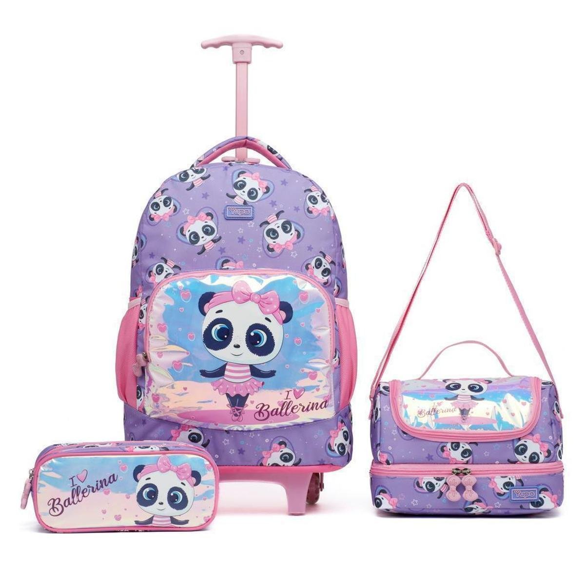 Kit Mochila Escolar Lancheira Infantil Estojo Resistente Yupe 33 Litros Menor preço em Kit Mochila Escolar Lancheira Infantil Estojo Resistente Yupe 33 Litros