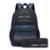 Kit Mochila Estojo Escolar Casual Masculino Hang Loose 19 Litros - Preto+Vermelho