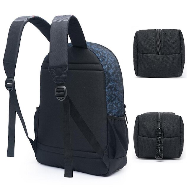 Kit Mochila Estojo Escolar Casual Masculino Hang Loose 19 Litros