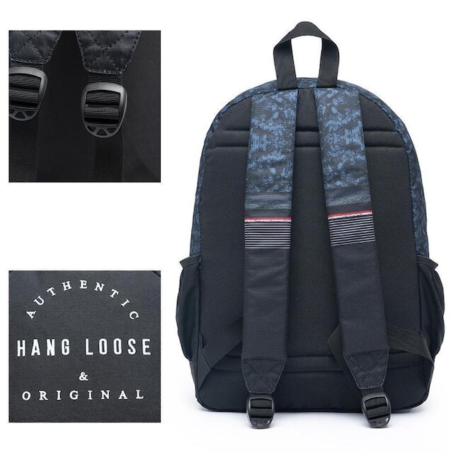 Kit Mochila Estojo Escolar Casual Masculino Hang Loose 19 Litros