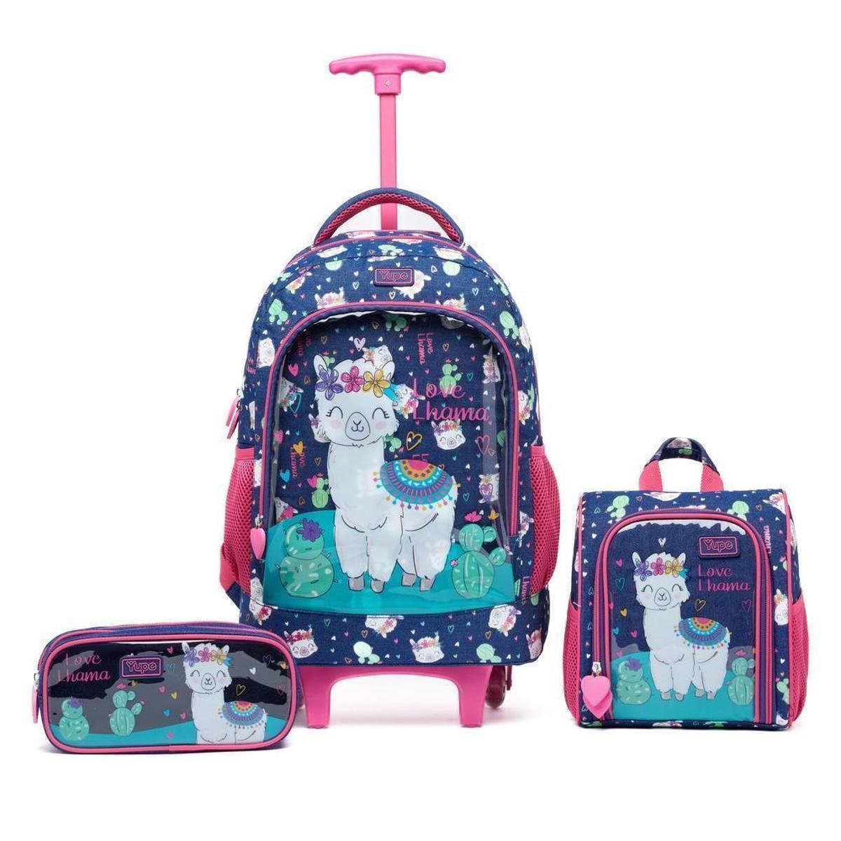 Kit Mochila Infantil Lancheira Estojo Reforçada Yupe 33 Litros Menor preço em Kit Mochila Infantil Lancheira Estojo Reforçada Yupe 33 Litros