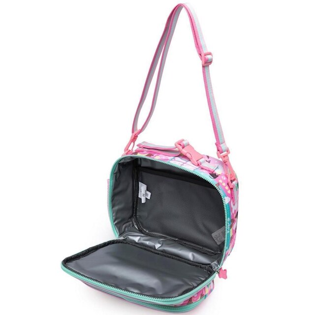Kit Mochila Lancheira Estojo Ferrazzi Infantil Feminino Escolar