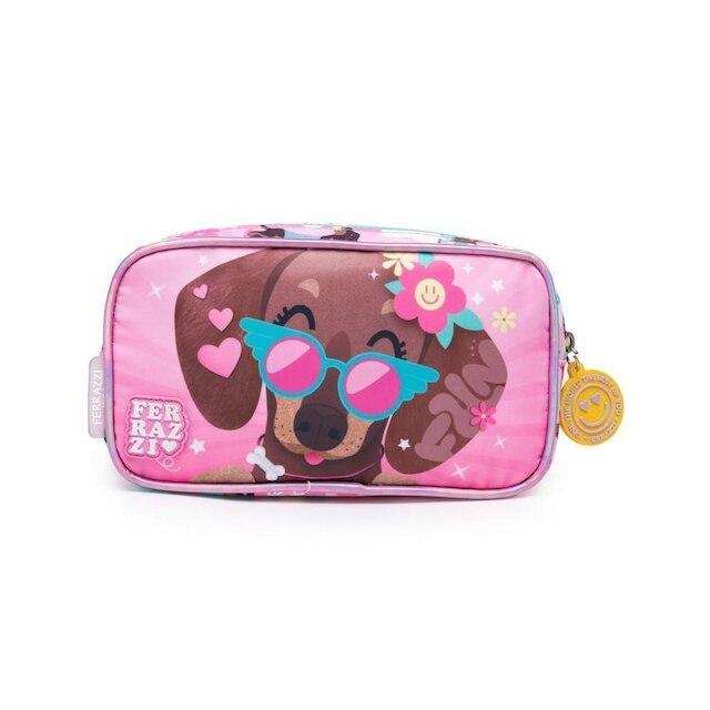 Kit Mochila Lancheira Estojo Ferrazzi Infantil Feminino Escolar
