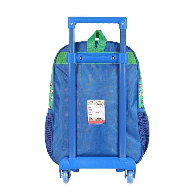 Kit Mochila Lancheira Luxcel Turma da Mônica Cebolinha Verde