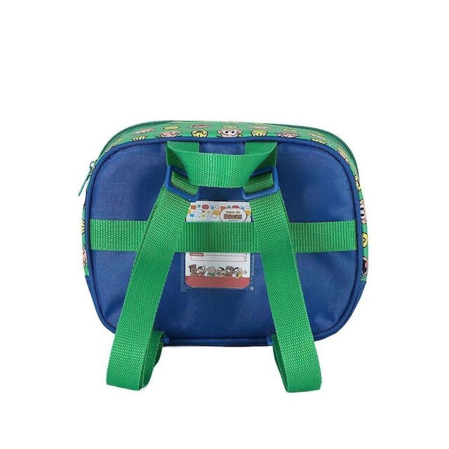 Kit Mochila Lancheira Luxcel Turma da Mônica Cebolinha Verde