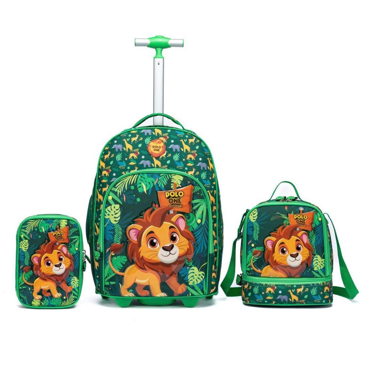 Kit Mochila Rodinha Dino Guitarra Estojo Organizador Lancheira Térmica 33 Litros Menor preço em Kit Mochila Rodinha Dino Guitarra Estojo Organizador Lancheira Térmica 33 Litros