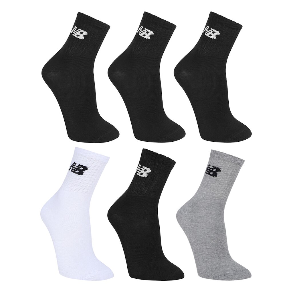 Kit New Balance Meia Cano Alto C/6 Pares Feminina