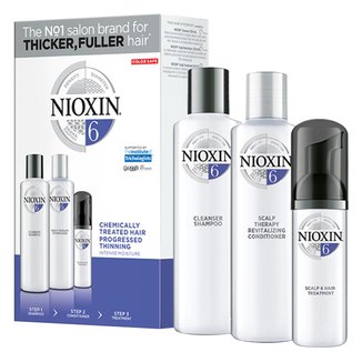 Kit Nioxin 6 Cleanser Shampoo 150ml + Condicionador 150ml + Leave-in 50ml