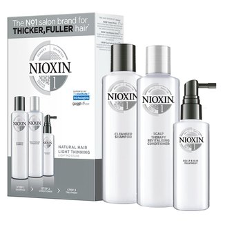 Kit Nioxin Loyalty Kit Sistema 1 Shampoo 300ml + Condicionador  300ml + Leave-in 100ml