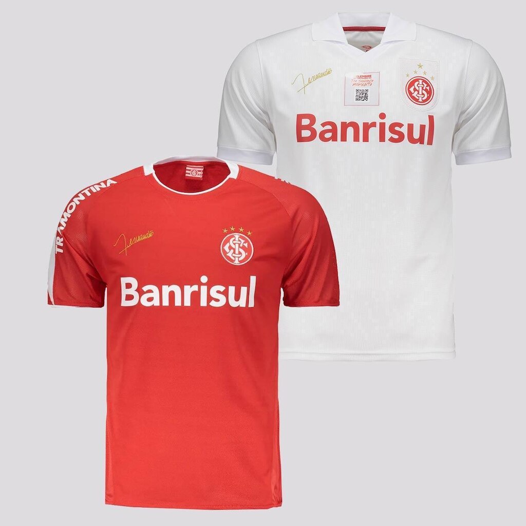 Kit Oldoni 2 Camisas Internacional Retrô 2006 Fernandão