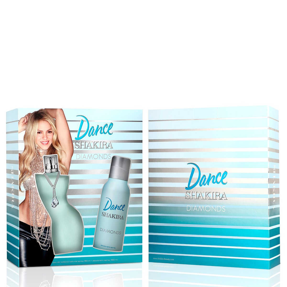 Kit Perfume Dance Diamonds Feminino Shakira Edt 80ml Desodorante 150ml Zattini