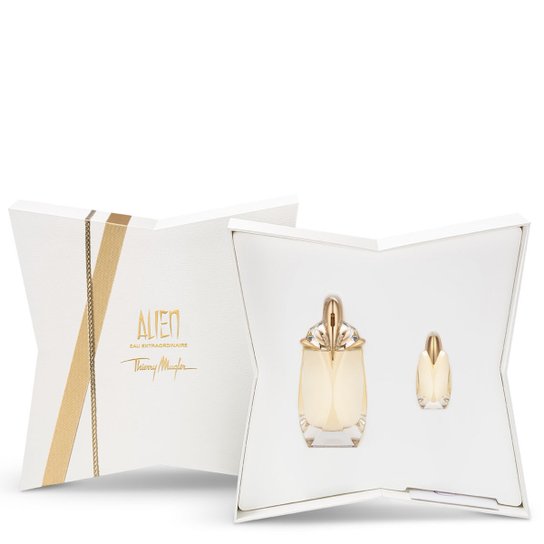 Kit Perfume Feminino Alien Eau Extraordinaire Thierry Mugler Eau de Toilette 60ml + Miniatura 6ml - Incolor