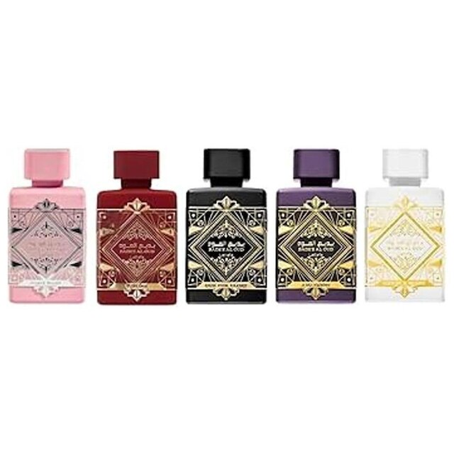 Kit Perfume Lattafa Bade'e Al Oud Collection Edp Unissex 5 unidades de 5ml