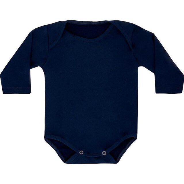 Kit Pijama Térmico Body e Calça Bebê Energy Thermo Dry Marinho Everly