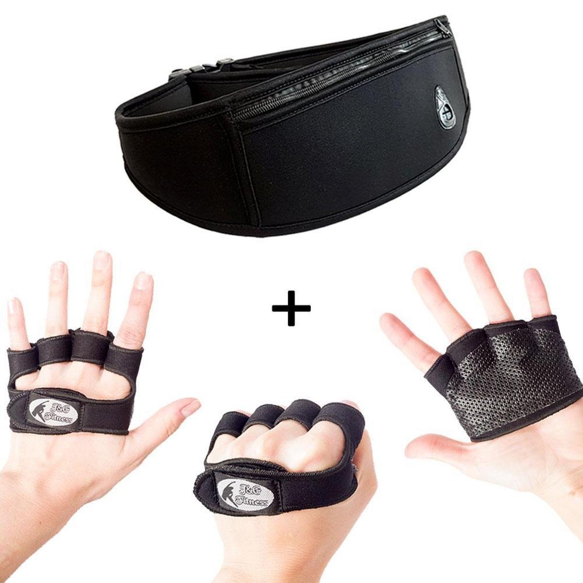 Kit Pochete e Luva treino academia bike masculina feminina Menor preço em Kit Pochete e Luva treino academia bike masculina feminina