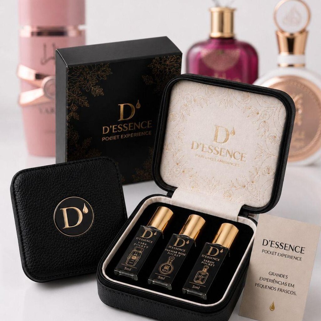 Kit Pocket Experience Árabes Feminino 3x5ml Original