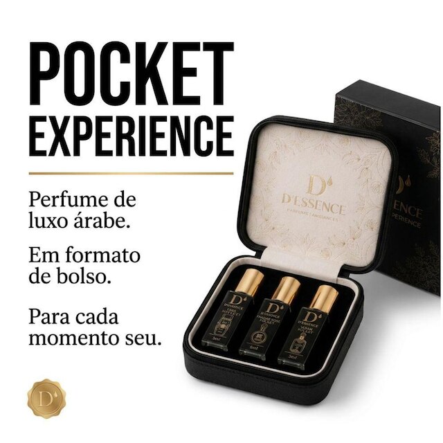 Kit Pocket Experience Árabes Masculino 3x5ml