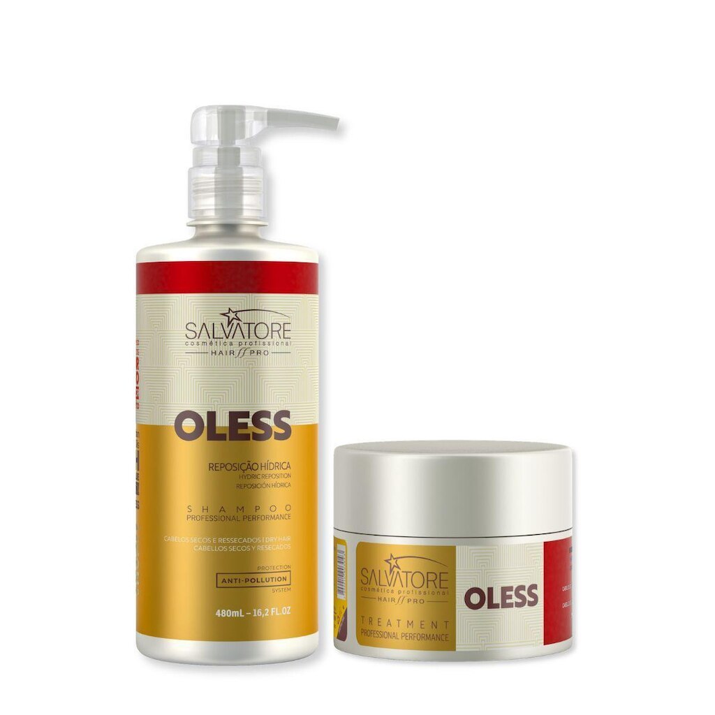Kit Profissional Oless Hidratação Intensa Salvatore