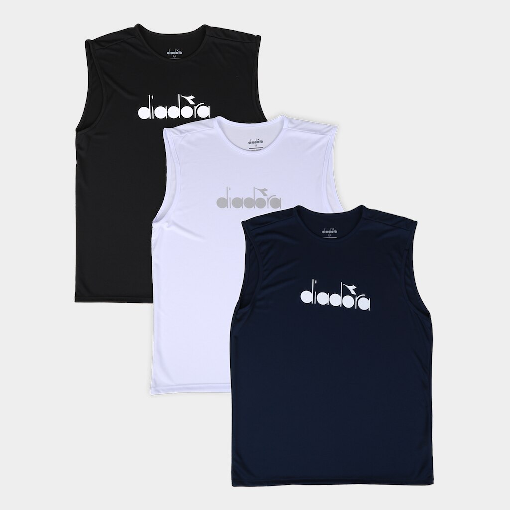 Kit Regata Diadora Imperia  C/3 Peças Masculina