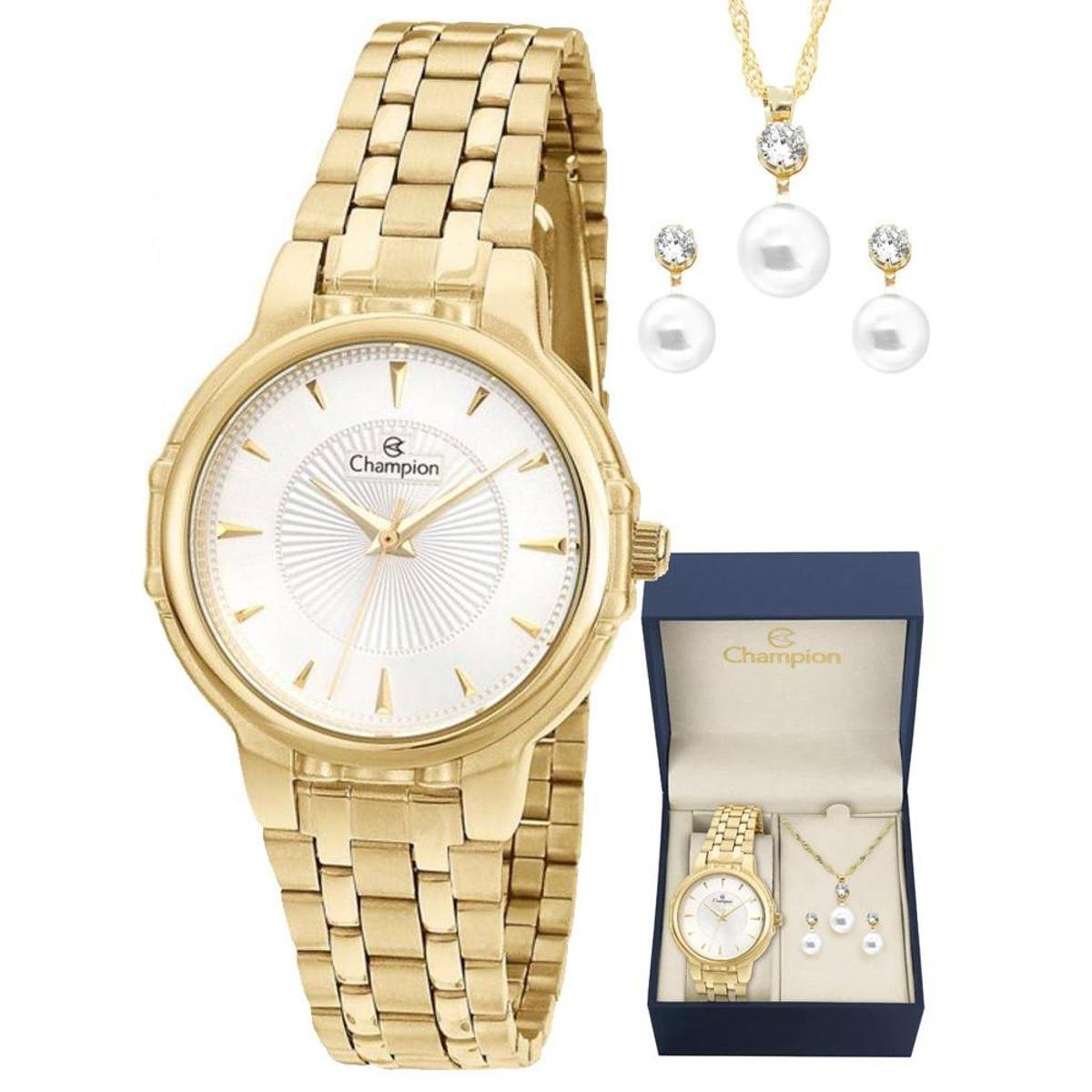 Relógio Champion Feminino Elegance CN25663H em Promoção na ECLOCK.