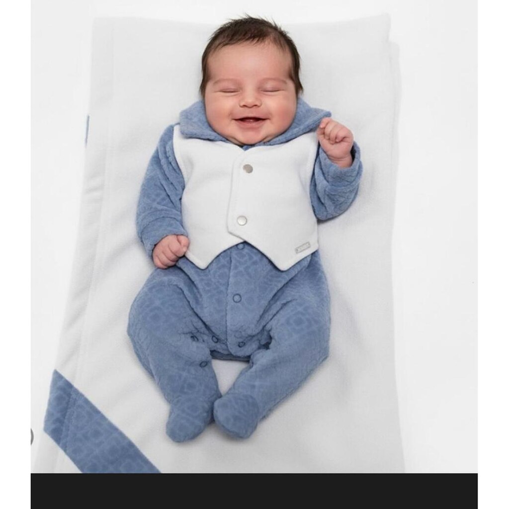 Kit Saída Maternidade Plush Cotelê Bebê Menino Zafielo 2026