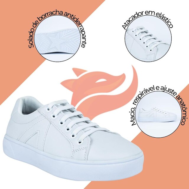 Kit Sapatenis Feminino com Atacador em Elástico Calce Fácil