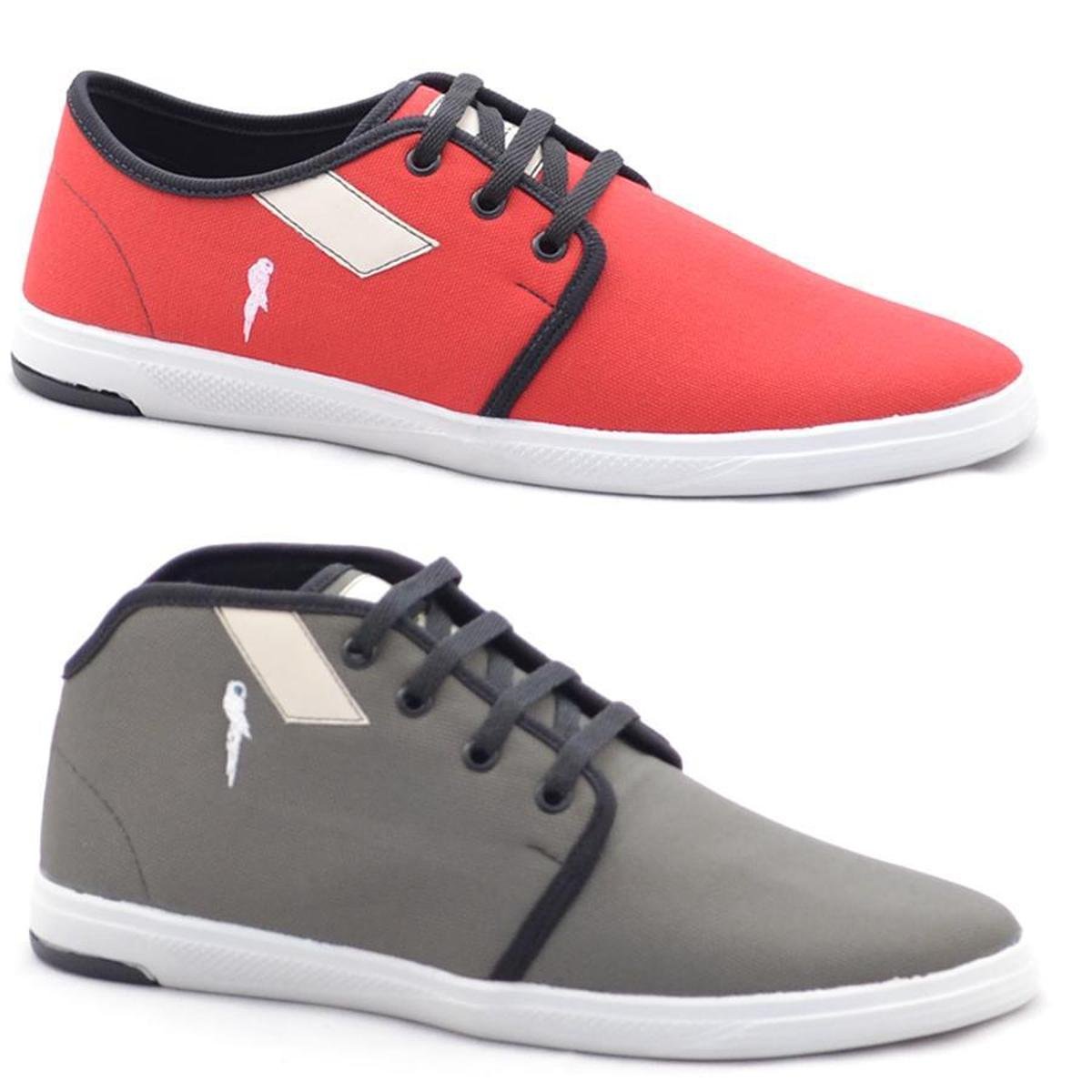 sapatênis polo blu casual masculino