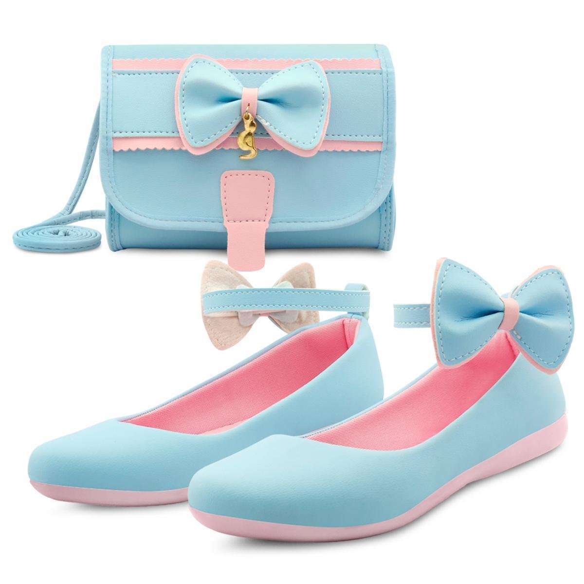 Kit Sapatilha Infantil Menina Festa MzKid Com Bolsa Laço Feminina Boneca Menor preço em Kit Sapatilha Infantil Menina Festa MzKid Com Bolsa Laço Feminina Boneca