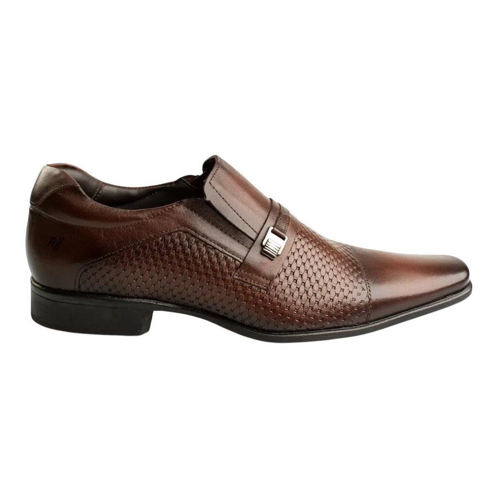 KIT SAPATO RAFARILLO MASCULINO MAIS CINTO MAIS MEIA MAIS CALCADEIRA SOCIAL 34065-102PK MARROM