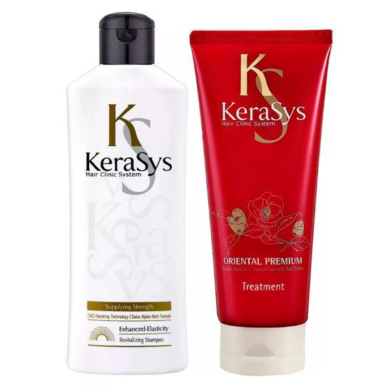 Kit Shampoo + Máscara Tratamento Kerasys Revitaling - Incolor