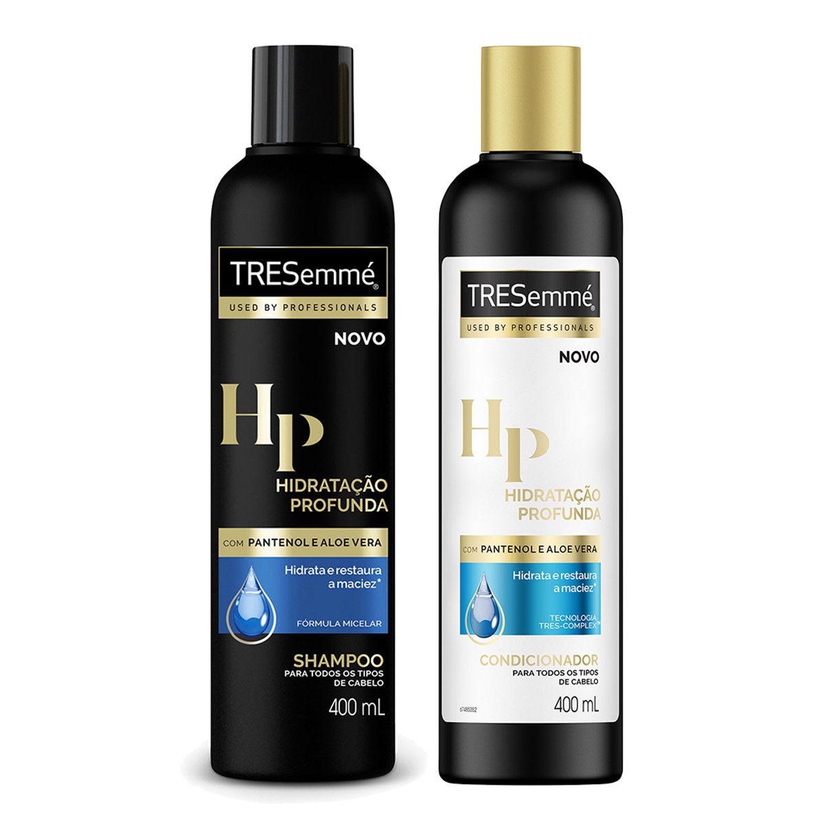 Kit Shampoo Tresemmé Hidratação Profunda 400ml + Condicionador 400ml - Incolor Menor preço em Kit Shampoo Tresemmé Hidratação Profunda 400ml + Condicionador 400ml - Incolor