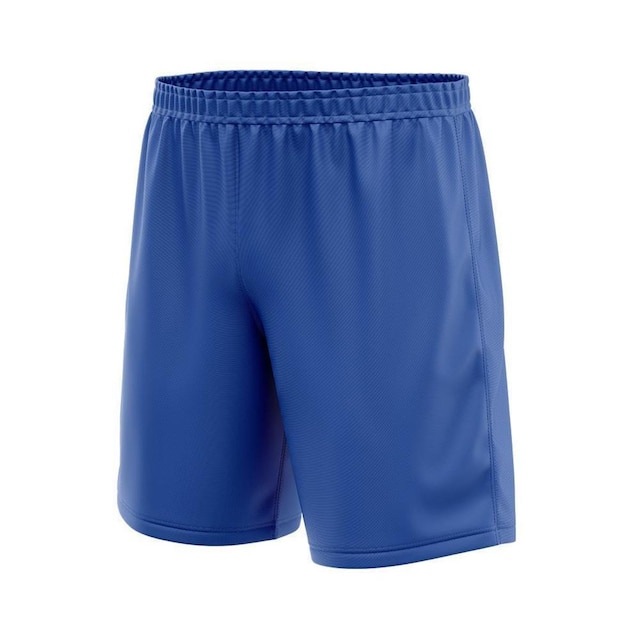 Kit Short Azul + 2 Camisetas Masculina Manga Longa Treino