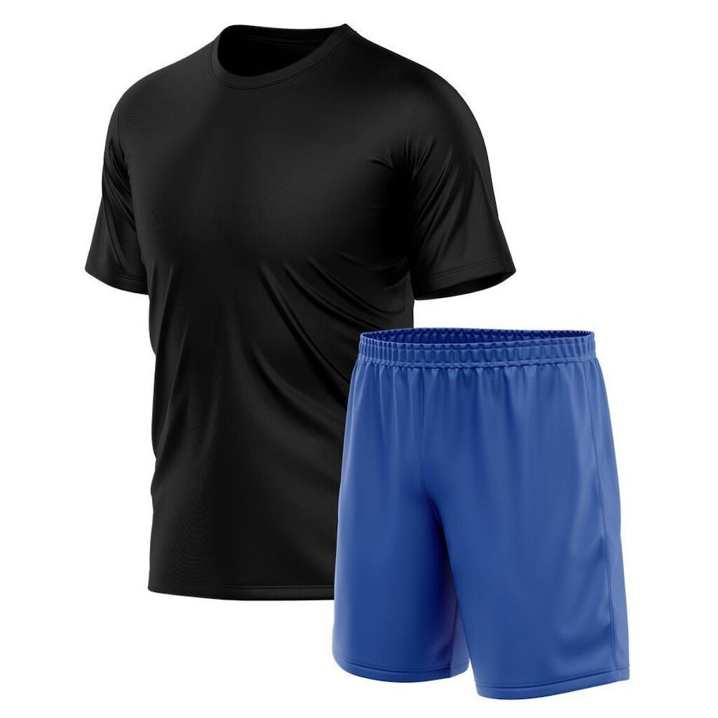 Kit Short + Camiseta Masculina Esporte Treino