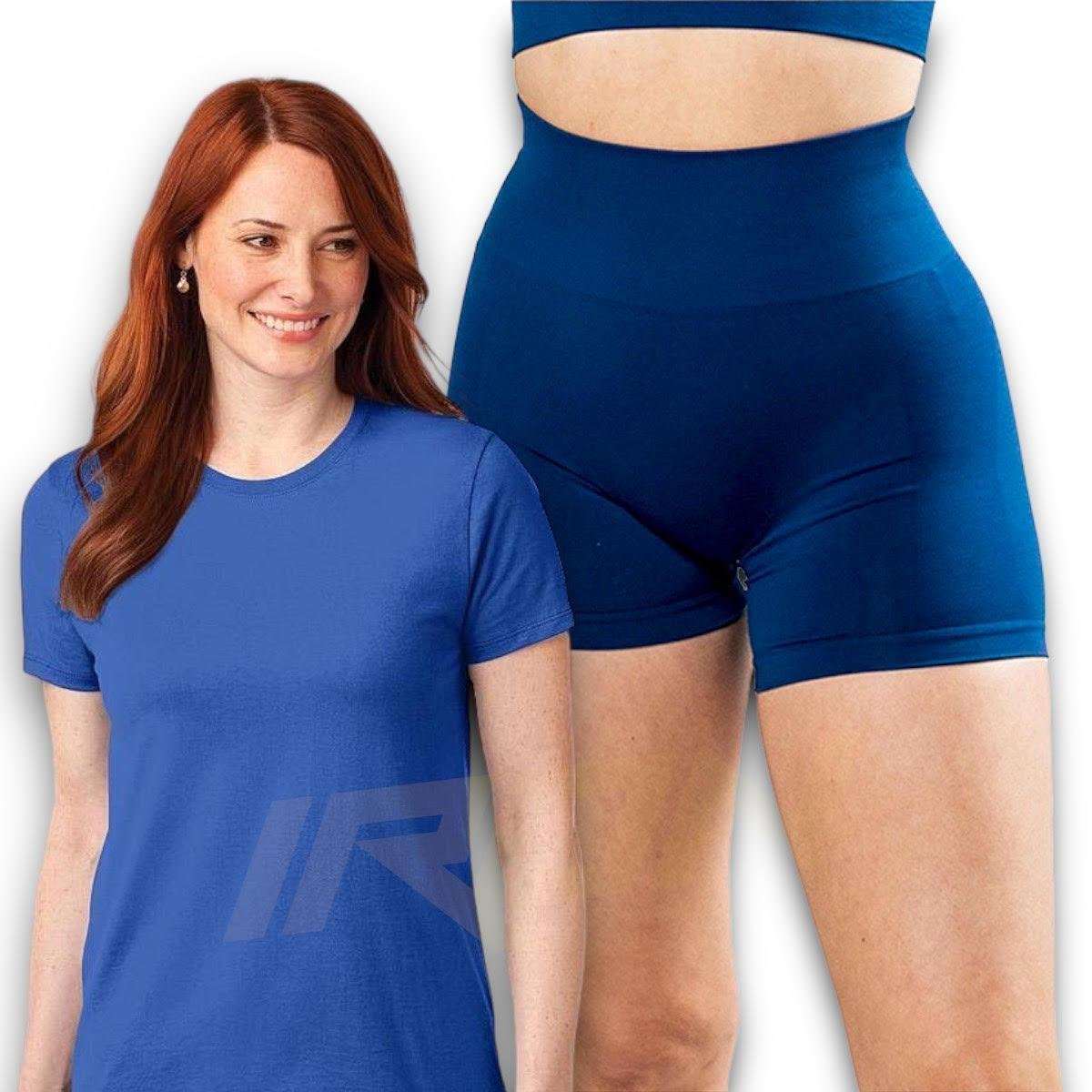 Kit Short Legging BÁSICO Cós Alto + Camiseta Academia Fitness Corrida Dry PLT 382 Menor preço em Kit Short Legging BÁSICO Cós Alto + Camiseta Academia Fitness Corrida Dry PLT 382