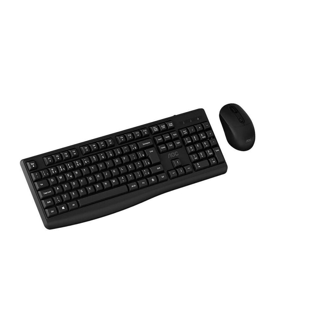 Kit Teclado e Mouse 2.4G Wireless Set, Preto - KM310 BK