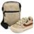 Kit Tênis Esportivo Infantil Menino Casual Cano Baixo Com Bolsa Areia Conforto Mzkid - Areia