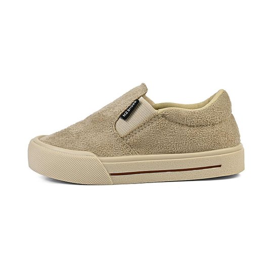 Kit Tênis Esportivo Mocassim Menino Slip On Escolar Com Shoulde Bag Marfim Mzkid