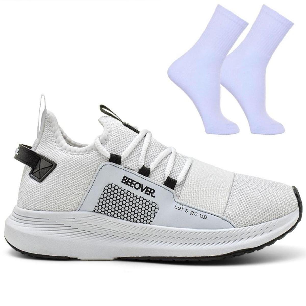 Kit Tênis Masculino Com Meia Alta Sola Borracha Macia e Leve Para Seus Treinos Academia Menor preço em Kit Tênis Masculino Com Meia Alta Sola Borracha Macia e Leve Para Seus Treinos Academia