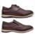 Kit Tenis Masculino e Sapato Oxford Liso Calce Fácil - Marrom