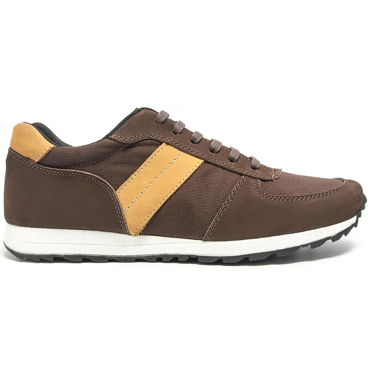 tenis em couro legitimo masculino