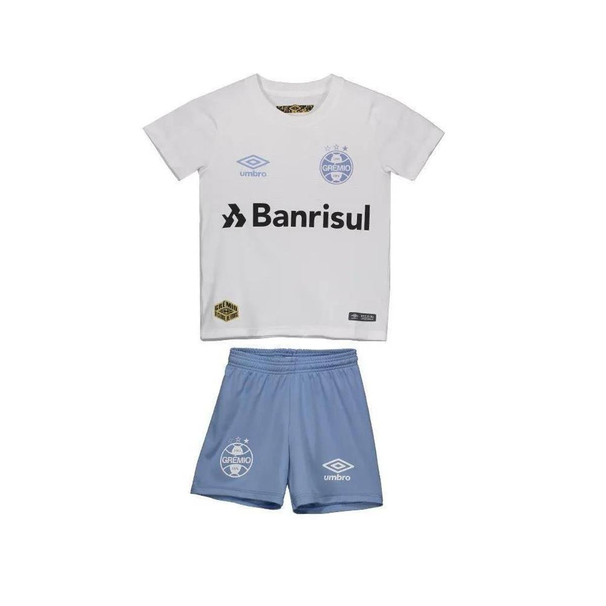 Kit Umbro Grêmio Of. 2 2019 Infantil Menor preço em Kit Umbro Grêmio Of. 2 2019 Infantil