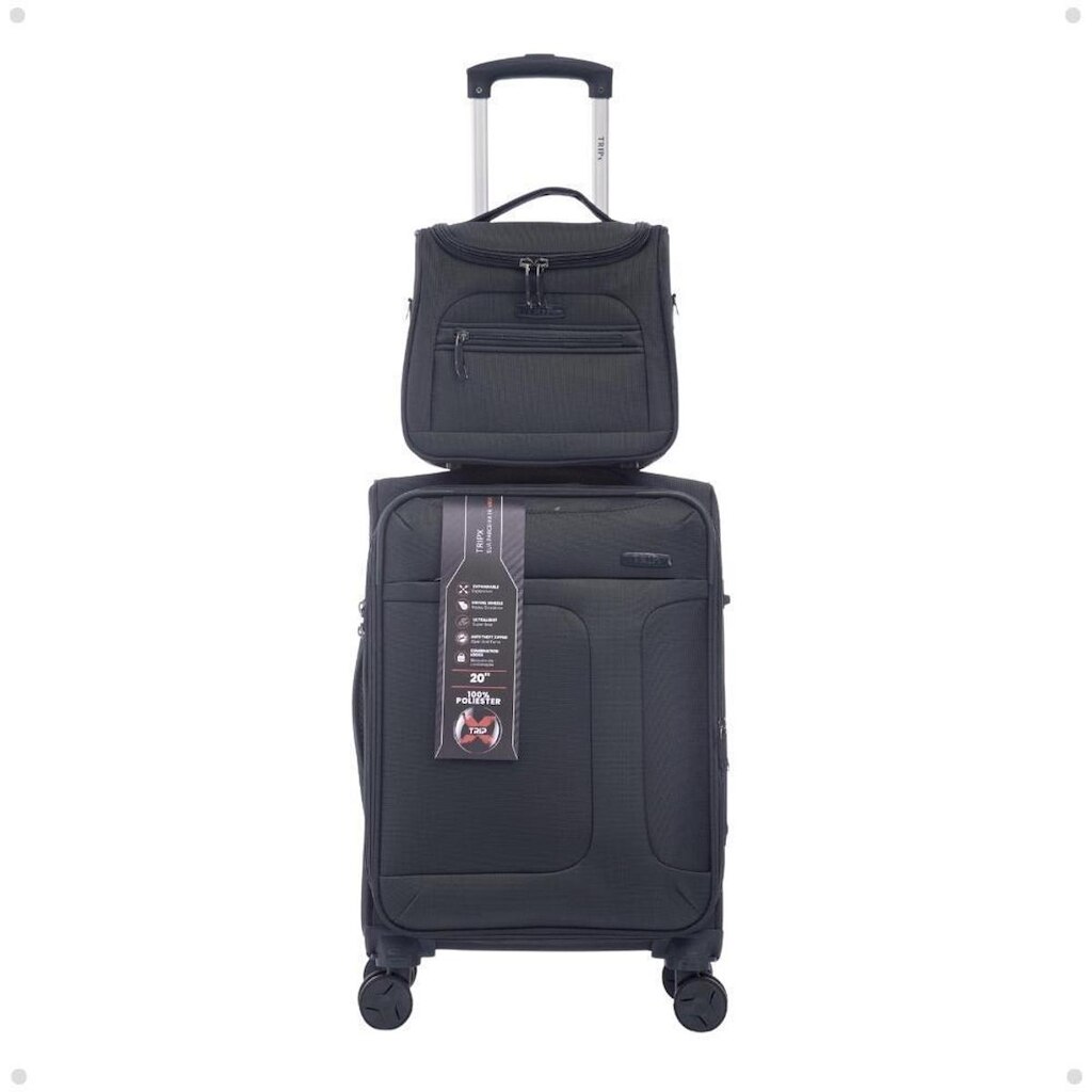 Kit Viagem Mala Bordo Mão Frasqueira Super Leve Anti Furto