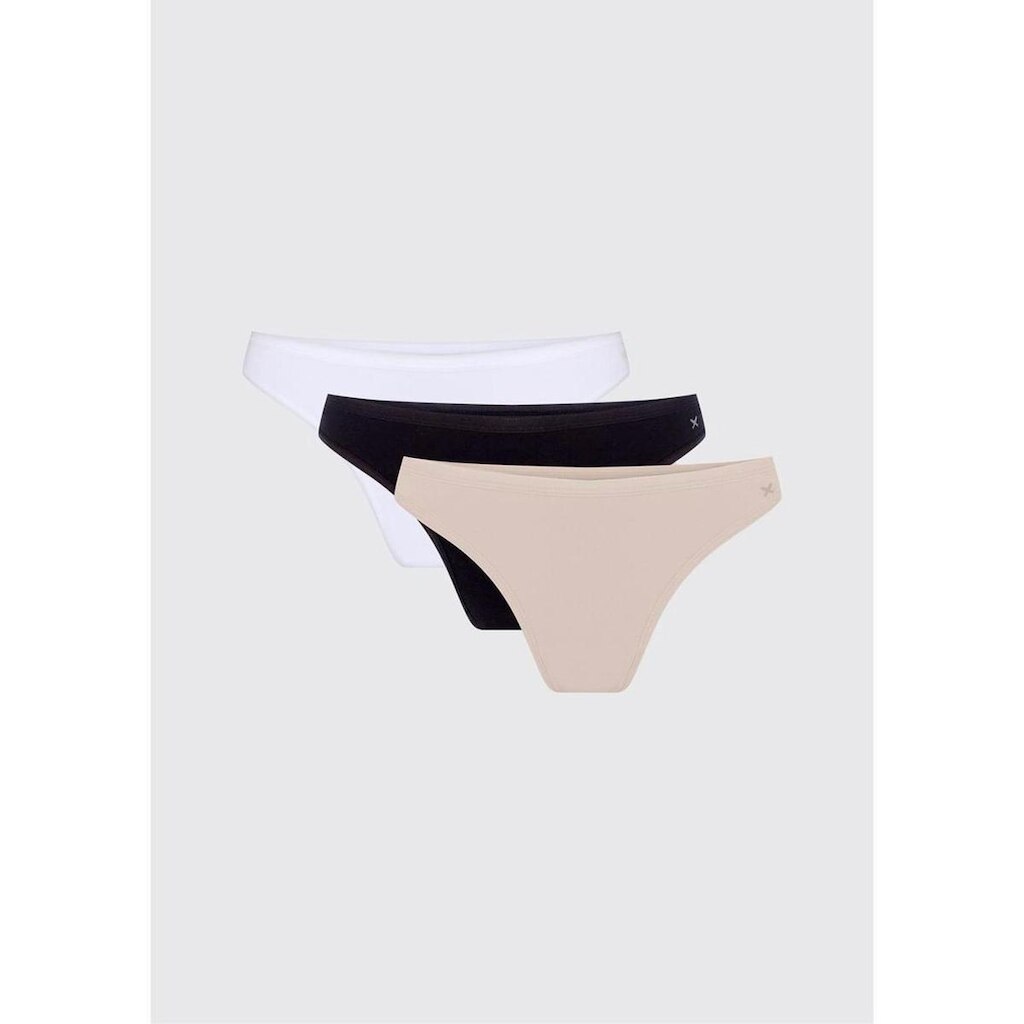 Kit/3 Calcinha Biquíni Hering 77UF Feminina Malha Algodão T. P/XG
