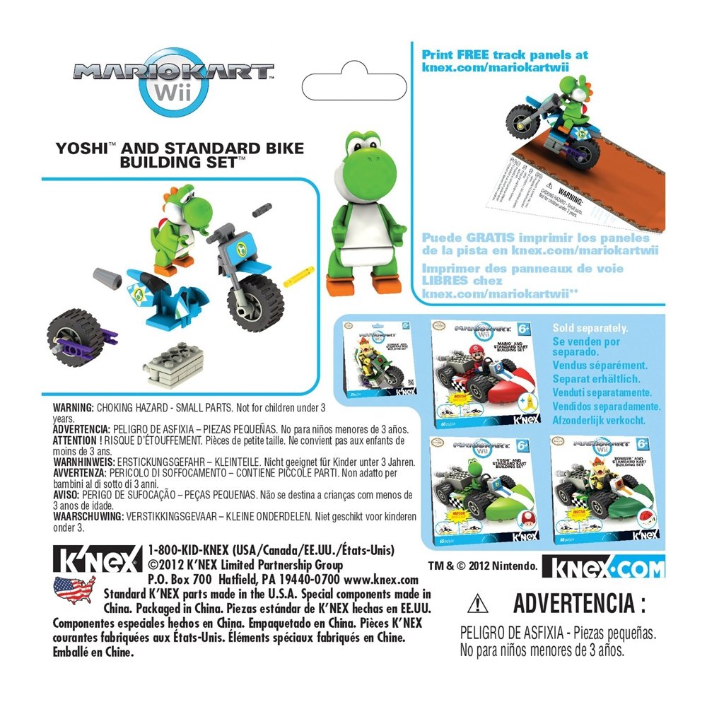 Knex Mario Kart - Yoshi Bike - MultiKids | Zattini