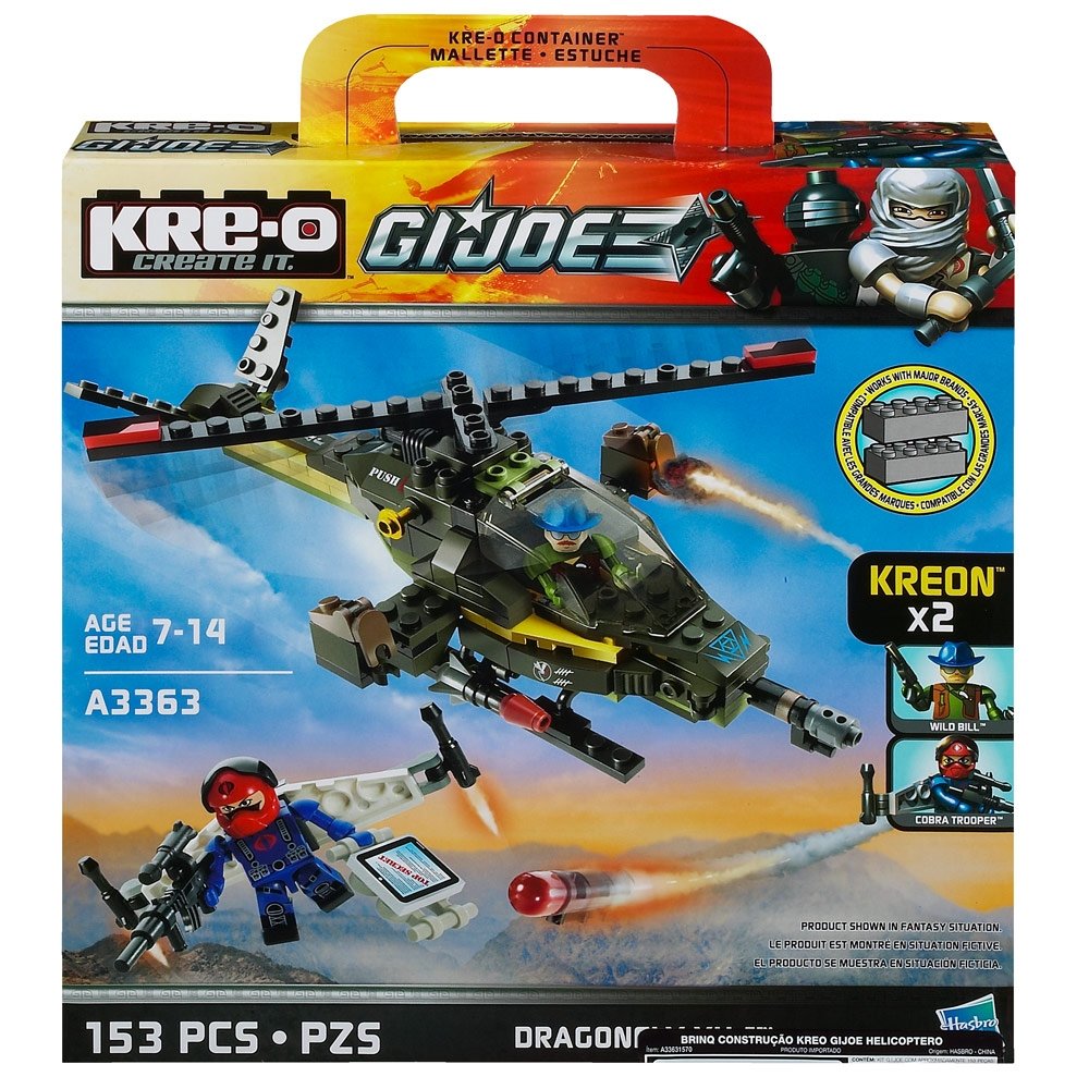 Kre-O GI Joe - Dragonfly XH-1 - Hasbro | Zattini