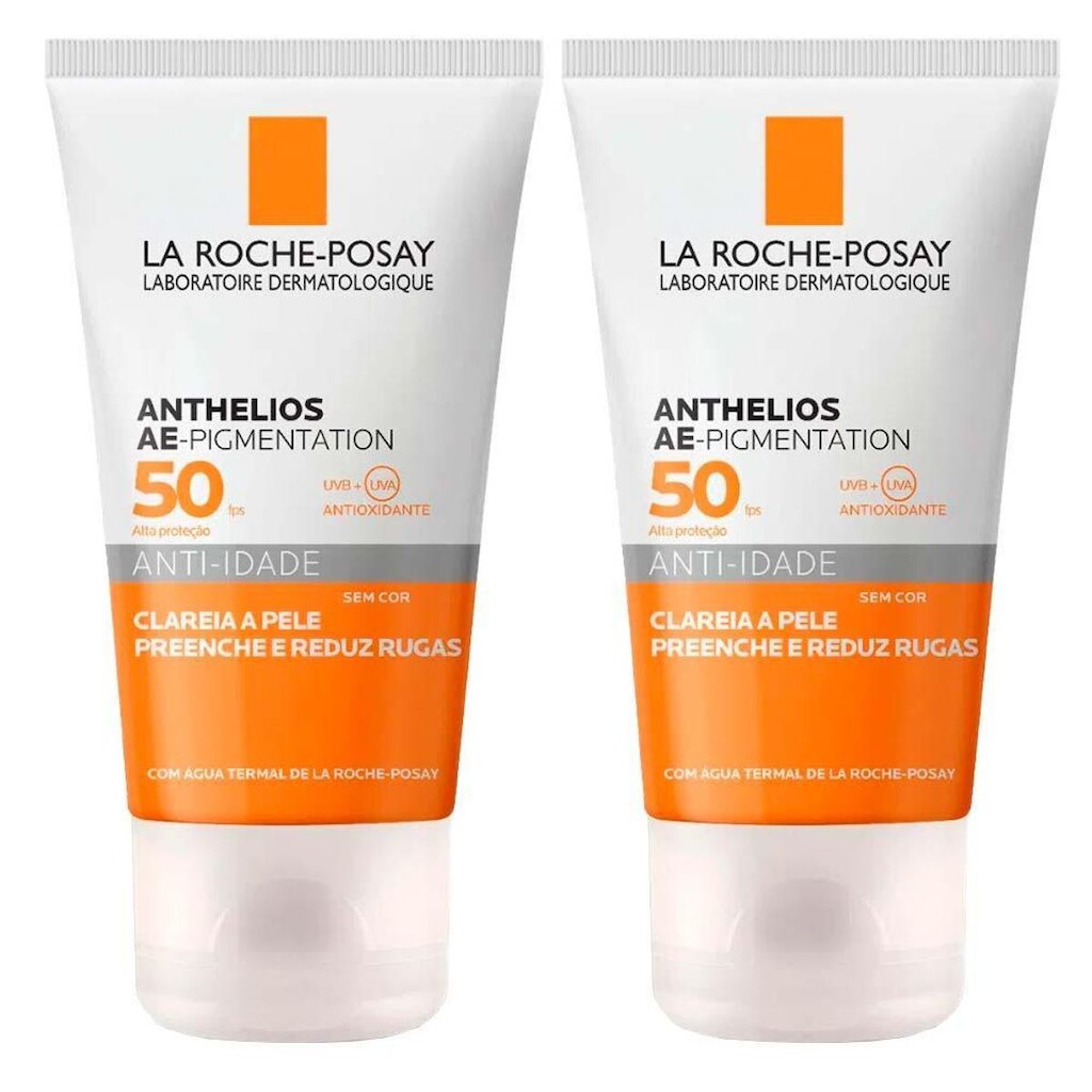 La Roche-Posay Anthelios Ae-Pigmentation Kit com 2 Unidades – Protetor Solar Facial Anti-Idade FPS50