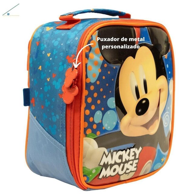 Lancheira EscolarTérmica Mickey Escolar Infantil Disney