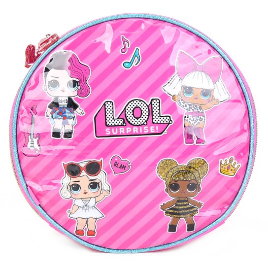 Lancheira Infantil Luxcel Lol Redonda